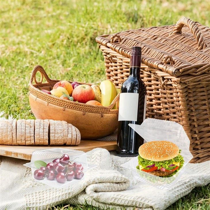 8oz - 48 oz clear PET plastic cake box wholesale